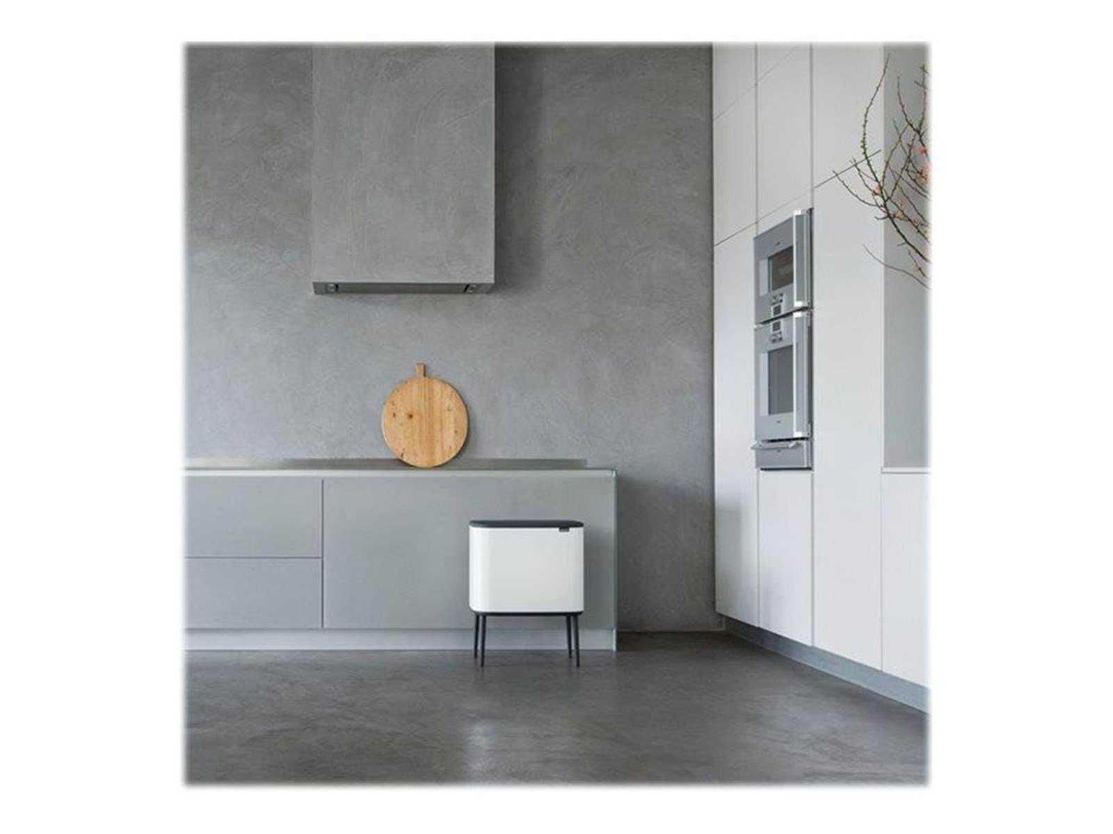 brabantia Bo Touch Bin - rubbish bin - 33 L - white brabantia Bo Touch Bin - rubbish bin - 33 L - white